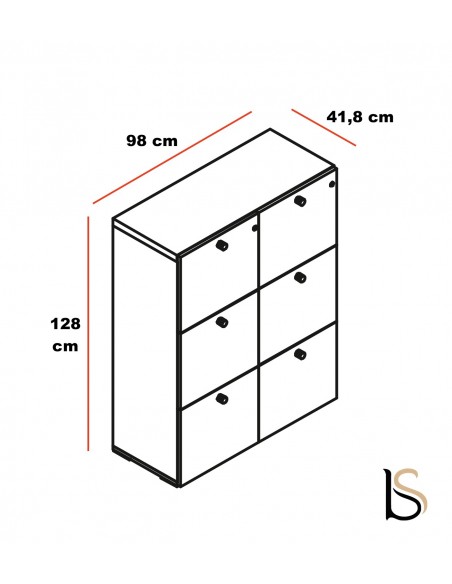 Armoire de rangement pour dossiers suspendus Mito – MDD