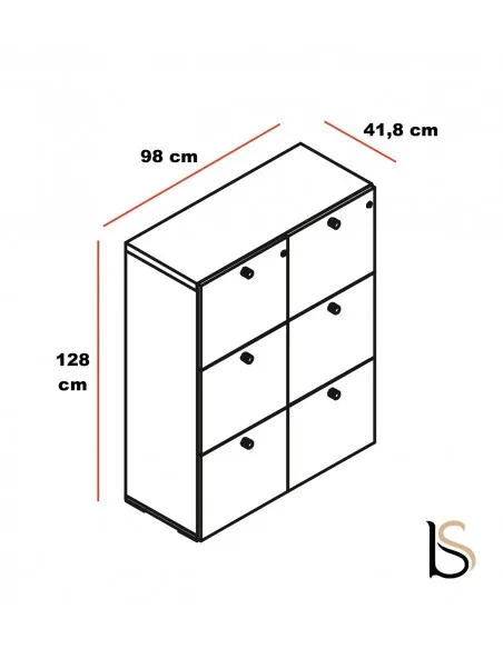 Armoire de rangement pour dossiers suspendus Mito – MDD