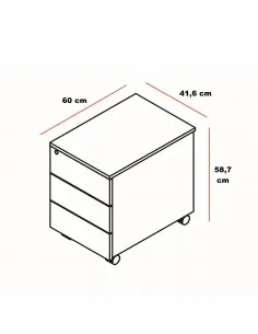 Caisson mobile exécutif Mito - MDD 2