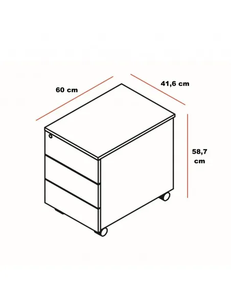 Caisson mobile exécutif Mito - MDD