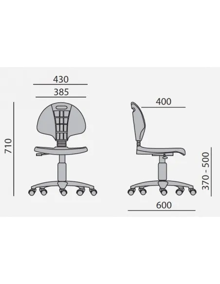 Chaise technique en polyuréthane - SOKOA