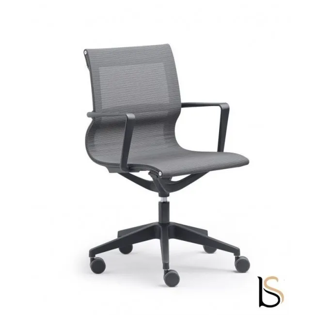 Fauteuil visiteur en résille Luma - Sokoa