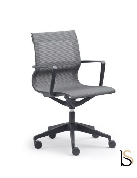 Fauteuil visiteur en résille Luma - Sokoa