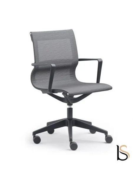 Fauteuil visiteur en résille Luma - Sokoa