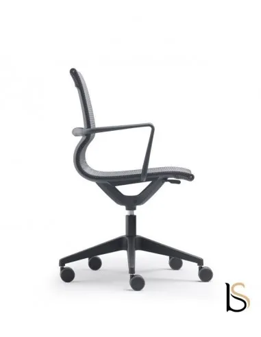 Fauteuil visiteur en résille Luma - Sokoa