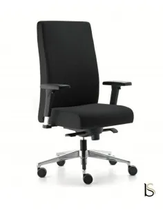 fauteuil-bureau-bost-sokoa-noir-tissu-dossier-haut-ergonomique 2