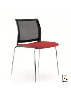 Chaise visiteur ADELA dos résille - Sokoa