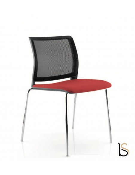 Chaise visiteur ADELA dos résille - Sokoa