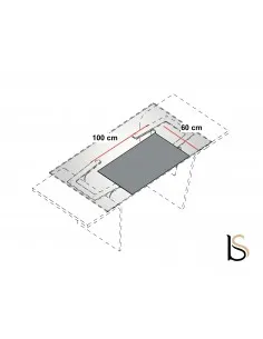 Sous-main encastré pour bureau Larus en verre - Dellarovere 2