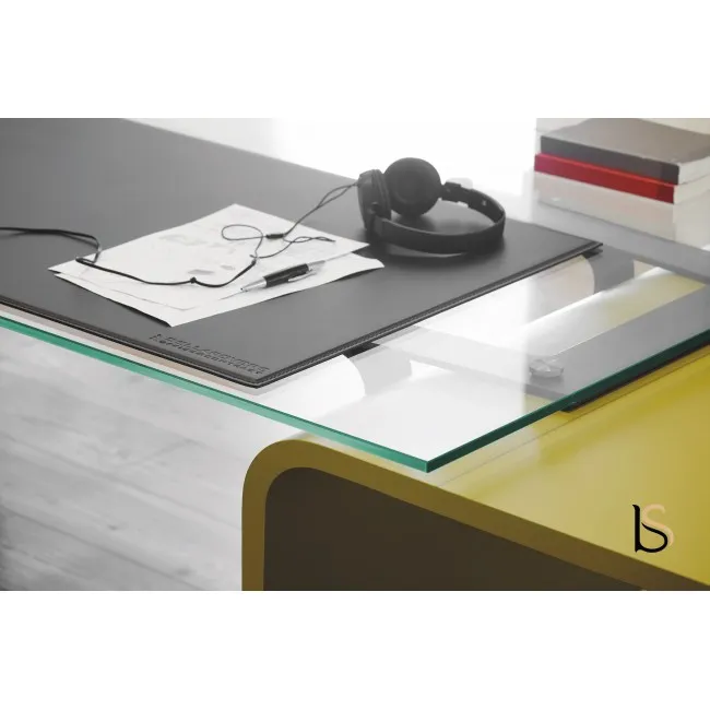 Sous-main encastré pour bureau Larus en verre - Dellarovere