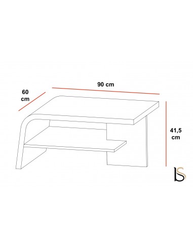 Table basse design Larus - Dellarovere