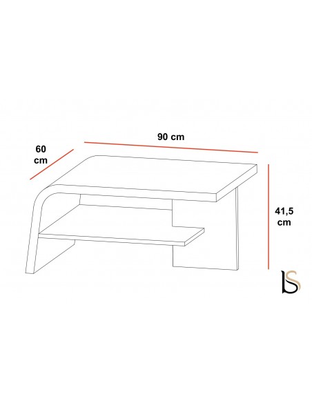 Table basse design Larus - Dellarovere