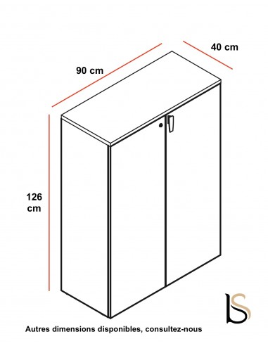 Armoire à portes battantes Larus – Dellarovere.