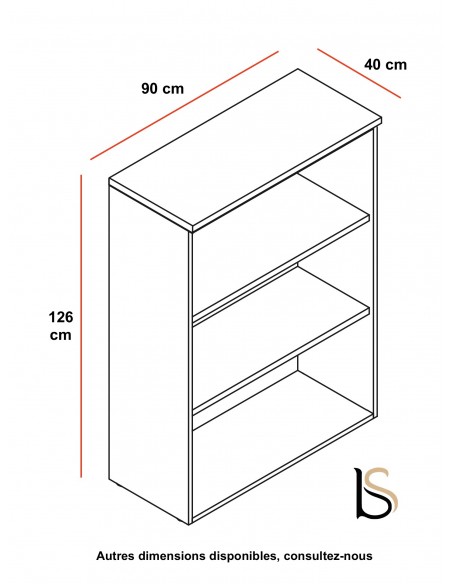 Étagère en bois Larus – Dellarovere.