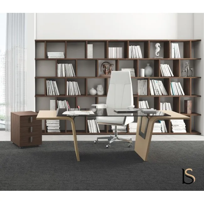 Bureau de Direction Larus en verre – Dellarovere