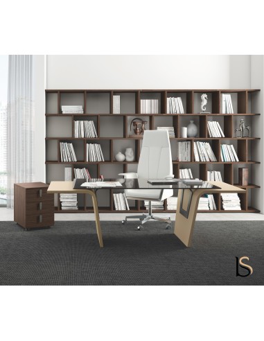 Bureau de Direction Larus en verre – Dellarovere