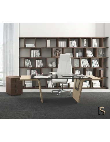 Bureau de Direction Larus en verre – Dellarovere