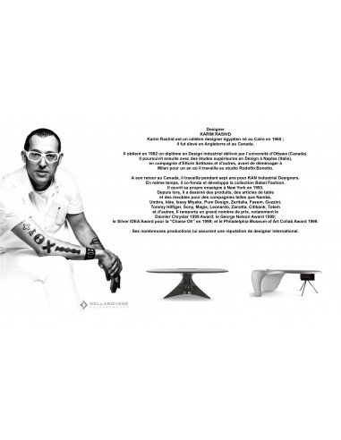 Bureau de Direction laqué Zero – Delarovere