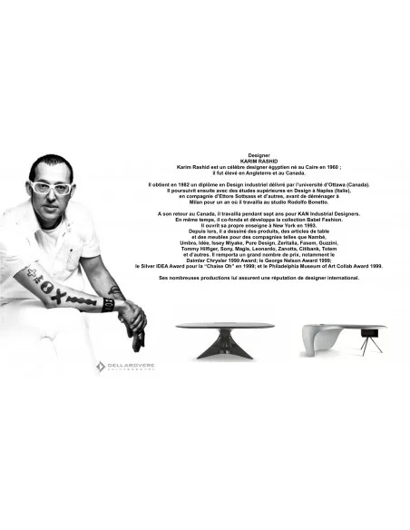 Bureau de Direction laqué Zero – Delarovere