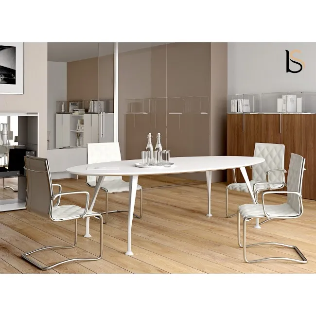 Table de réunion Segno forme ovale – Dellarovere