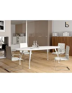 Table de réunion Segno forme ovale – Dellarovere