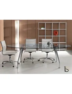 Table en verre Segno– Dellarovere