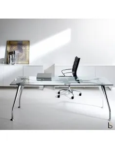 Bureau de Direction en verre Segno– Dellarovere
