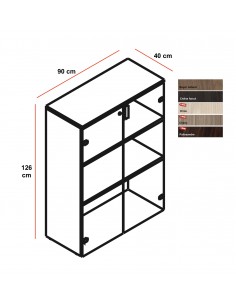 Bibliothèque vitrée Lithos – Dellarovere. 2