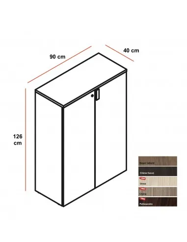 Armoire mi-haute Lithos – Dellarovere.