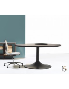 Table de réunion carrée Lithos – Dellarovere