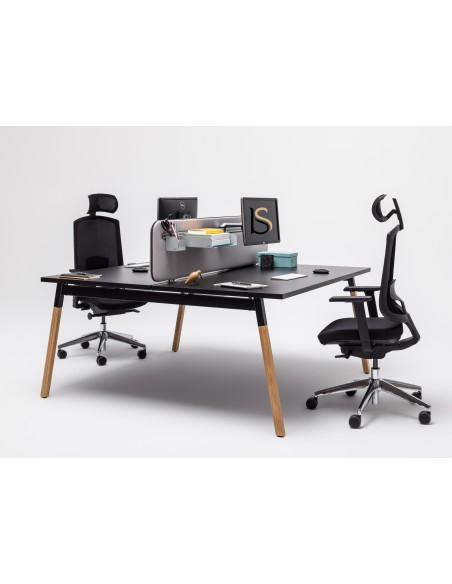 Bureau bench 2 personnes Ogi Wood – MDD.