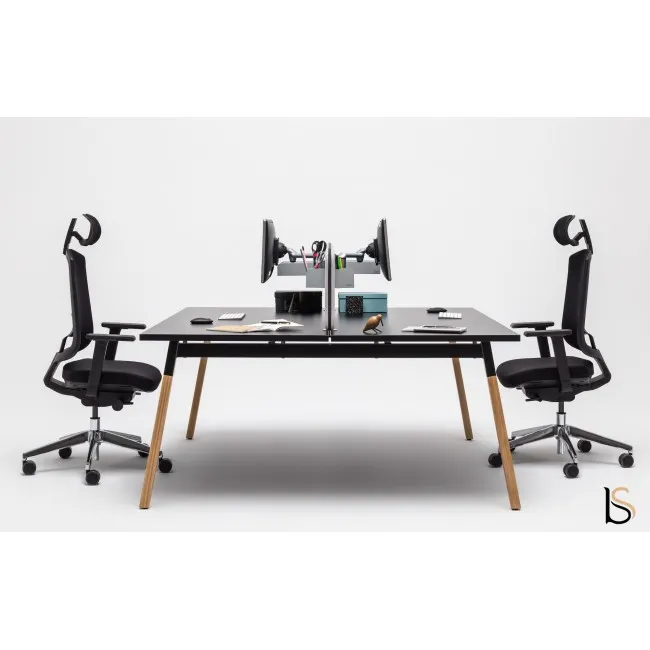 Bureau bench 2 personnes Ogi Wood – MDD.