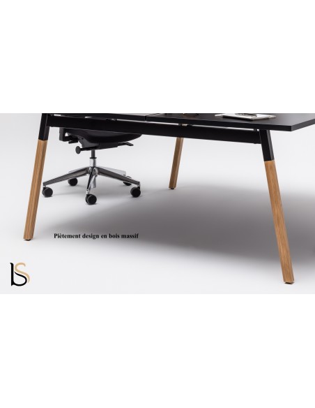 Bureau bench 2 personnes Ogi Wood – MDD.