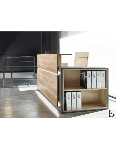 Banque d'accueil Avant avec étagère- Ofitres