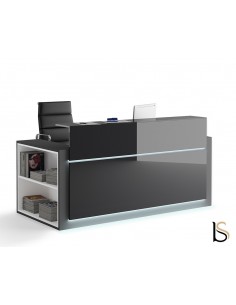 Banque d'accueil Avant avec étagère- Ofitres