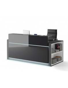 Banque d'accueil Avant avec étagère- Ofitres