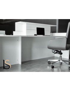 Comptoir d'accueil lumineux avec pmr à droite Ofitres pas cher 2