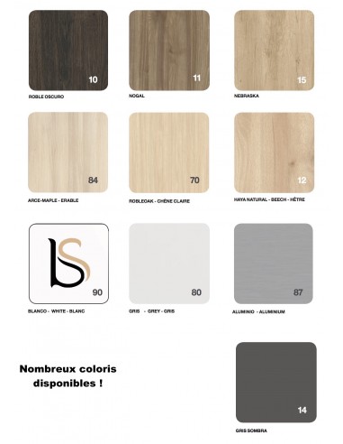 Banque d'accueil 2 personnes Avant - Ofitres