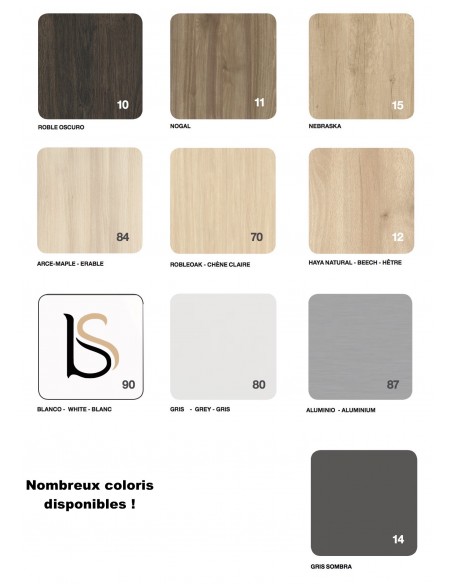 Banque d'accueil 2 personnes Avant - Ofitres