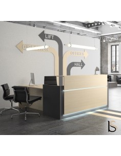 Banque d'accueil d’angle Avant - Ofitres