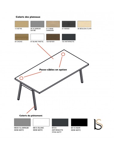 Bureau individuel Ogi M - MDD