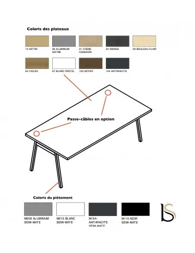 Bureau individuel Ogi M - MDD