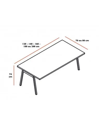 Bureau individuel Ogi M - MDD