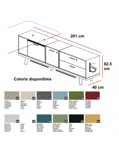 Bureau d’angle Rail en bois– Bralco.
