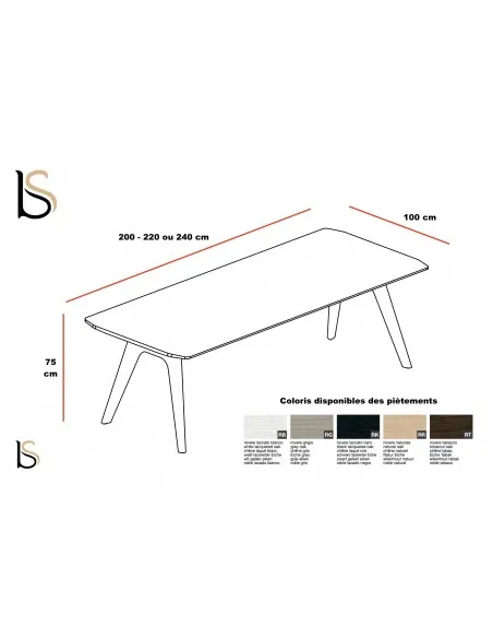 Bureau de Direction Rail en bois– Bralco.