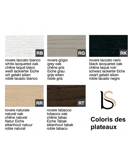 Table de réunion ronde Rail en bois– Bralco