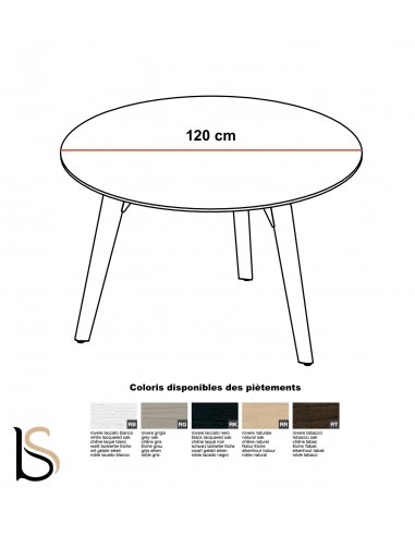 Table de réunion ronde Rail en bois– Bralco