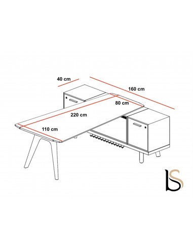 Table de réunion interactive Rail – Bralco.