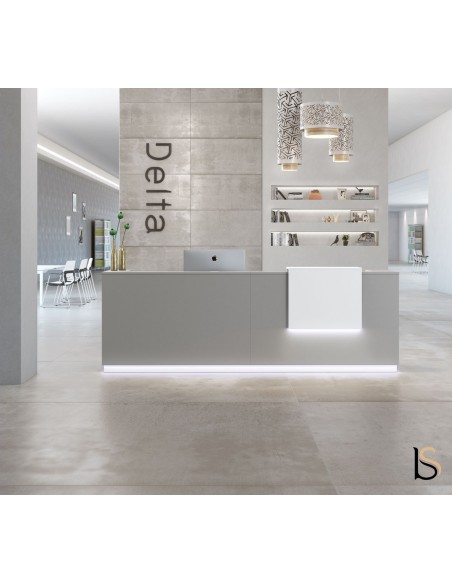 Banque d'accueil droite Delta - Mobel Linea