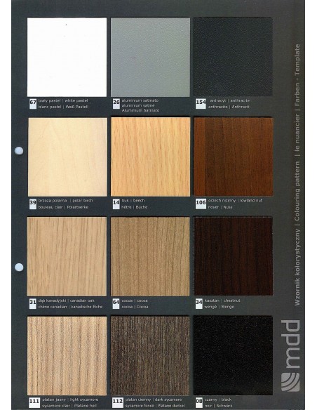 Table ronde pieds en bois Ogi – MDD.